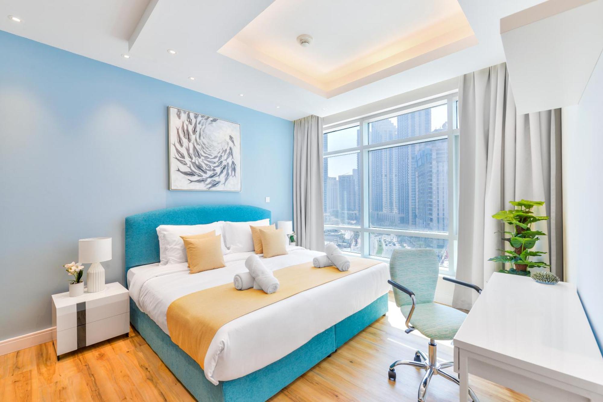 דירות Lofts - Downtown Luxury - 5 Min Walk To Dubai Fountain! מראה חיצוני תמונה
